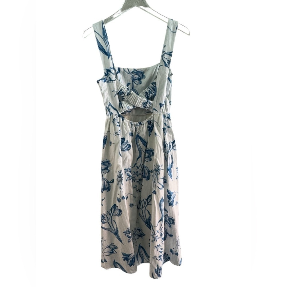 Reformation Frieda Midi Floral Dress Size 2 B009 - Picture 6 of 7